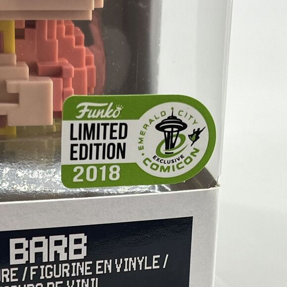 Funko Pop 8-Bit Vinyl Stranger Things BARB Emerald City Comic Con Exclusive 2018 - Picture 7 of 8